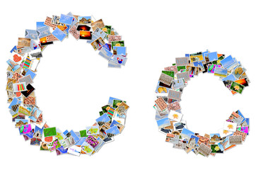 C makes from lot of photography pictures