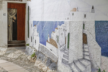 Illusionsmalerei in Peschici