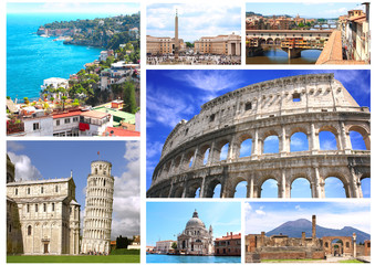 Obraz premium Famous places of Italy