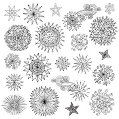 Obraz premium Star Doodles