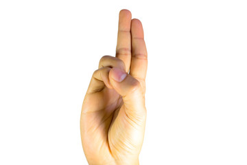 Finger Spelling the Alphabet in American Sign Language (ASL). Th