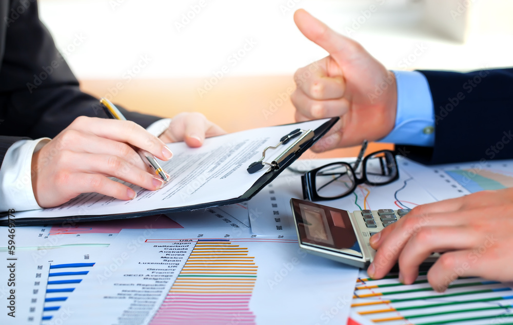 Wall mural Business accounting