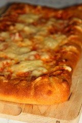 Forward part of rectangular pizza