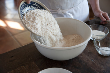 Mehl zum Backen