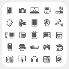 Electronic Device icons set