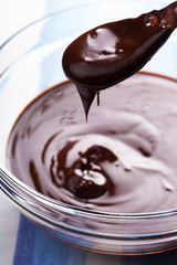 melted chocolate for cooking