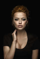 make-up model face portrait