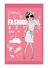 fashion shopping girl