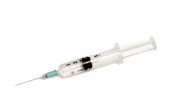 syringe with medicine