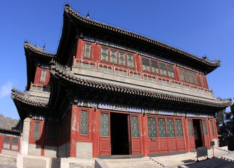 Obraz premium red opera house of Beijing summer palace
