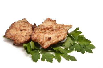 Gebratene Hähnchenbruststreifen