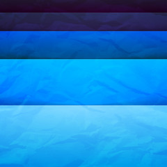 Abstract blue paper rectangle shapes background