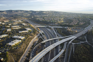 Aerial Photo of a Freeway