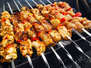 Traditional shish kebab