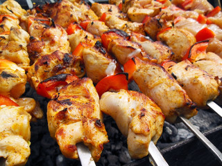 Traditional shish kebab