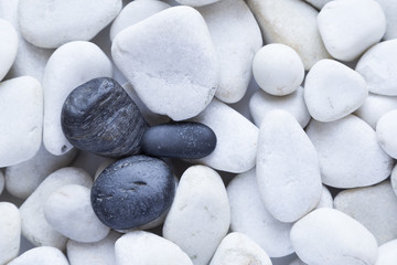 Fototapeta na wymiar background of white stones