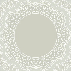 Lace floral colorful ethnic ornament