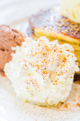 Icecream pancake