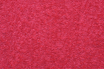 Red towel close up background