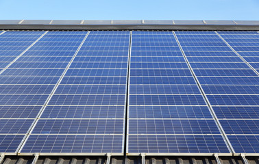 Obraz premium Detail eines Solardaches