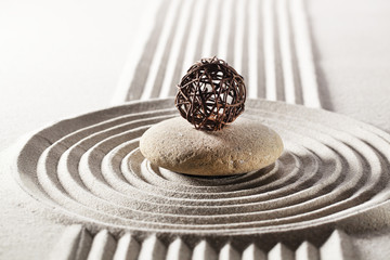 Fototapeta na wymiar zen symbol of steadiness