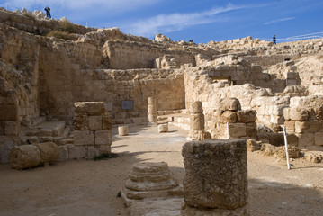 Fototapeta na wymiar Ruiny twierdzy Heroda Wielkiego, Herodium, Palestyny