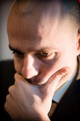 successful elegant fashionable businessman