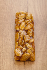 almond nougat and honey turron bar