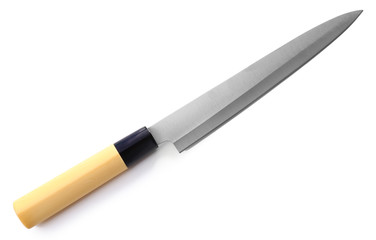 Kitchen knife isolated on white