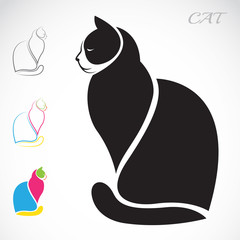 Vector image of an cat