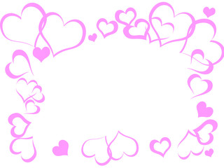 ハートのフレーム