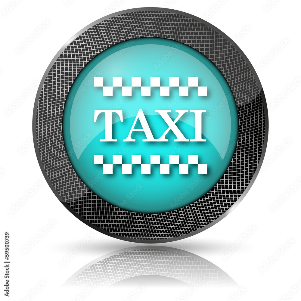 Wall mural taxi icon