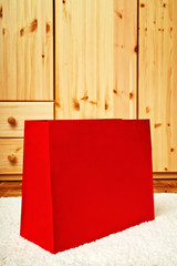 Red Shopping bag