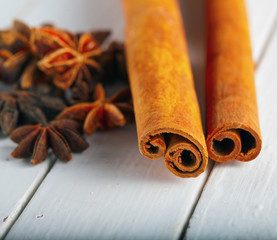 Cinnamon and star anise