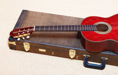 Acoustic guitar.