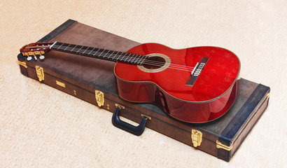 Acoustic guitar.