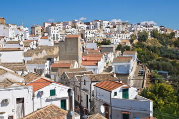 Obraz premium Panoramic view of Pisticci. Basilicata. Italy.