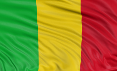Fototapeta premium 3D Mali flag