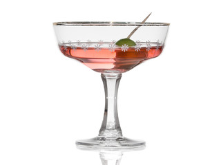 Cocktail with olive