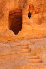 Old Cave in Petra Jordan