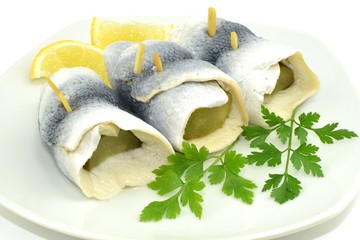 marynowane płaty śledziowe z ogórkiem © robert6666