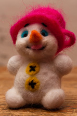 валяный снеговик