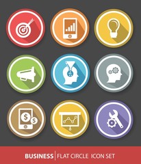 Business and strategy buttons,vector