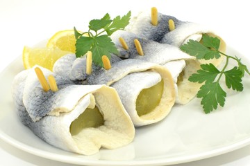 marynowane płaty śledziowe z ogórkiem © robert6666