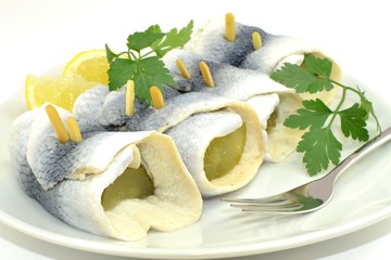 marynowane płaty śledziowe z ogórkiem © robert6666