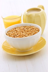 Delicious and healthy granola cereal