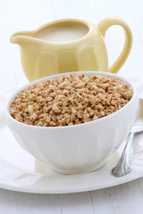 Delicious and healthy granola cereal