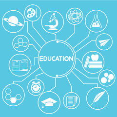 education network, info graphics
