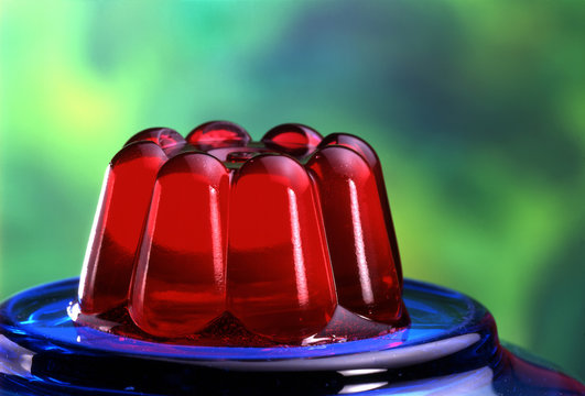 Roter Wackelpudding