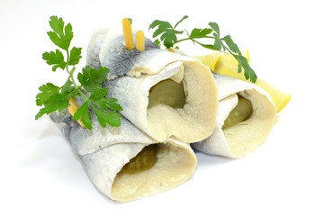 marynowane płaty śledziowe z ogórkiem © robert6666